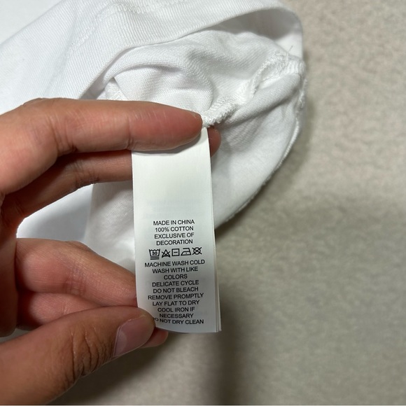 KATE SPADE Womens Flutter Sleeve Tee White Size M - Picture 8 of 11